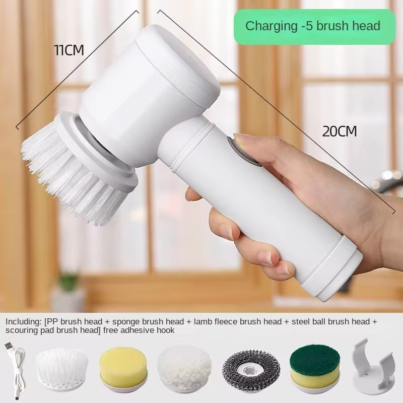 PowerScrub™ 5 in 1 – Rechargeable Multifunction Electric Brush