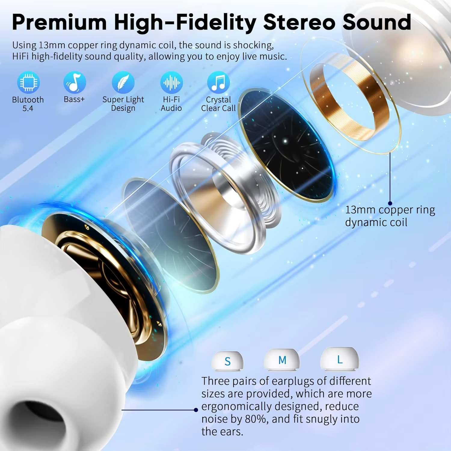 SonicPulse A9Pro™ - Écouteurs Bluetooth tactiles avec écran LED intelligent