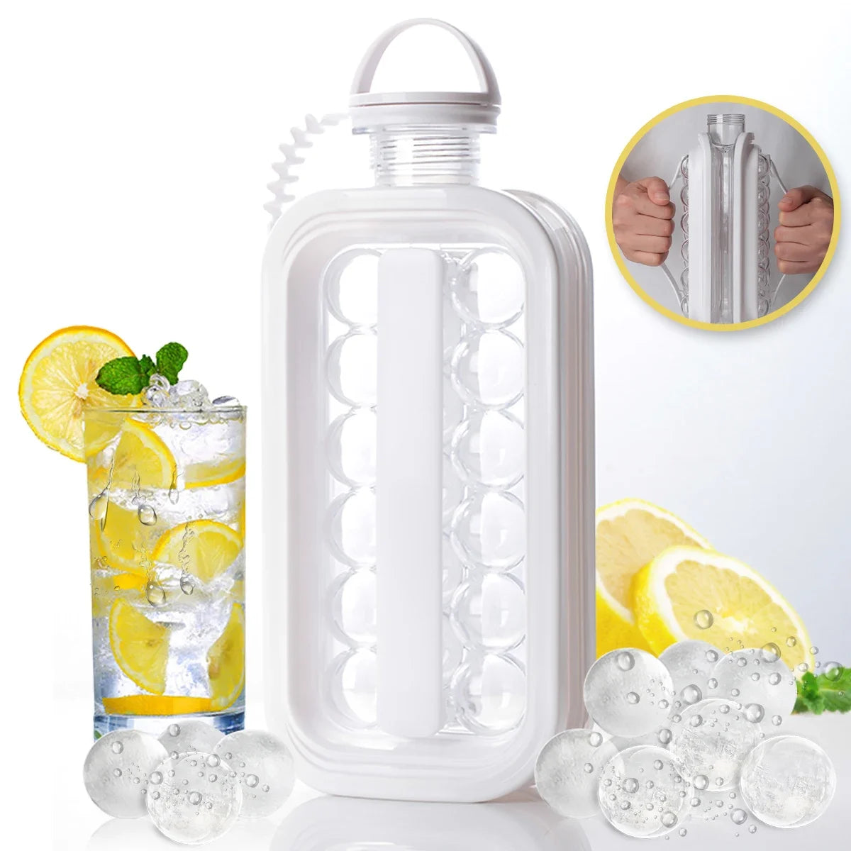 IceFlex™ Bottle – La bottiglia che fa i cubetti di ghiaccio perfetti